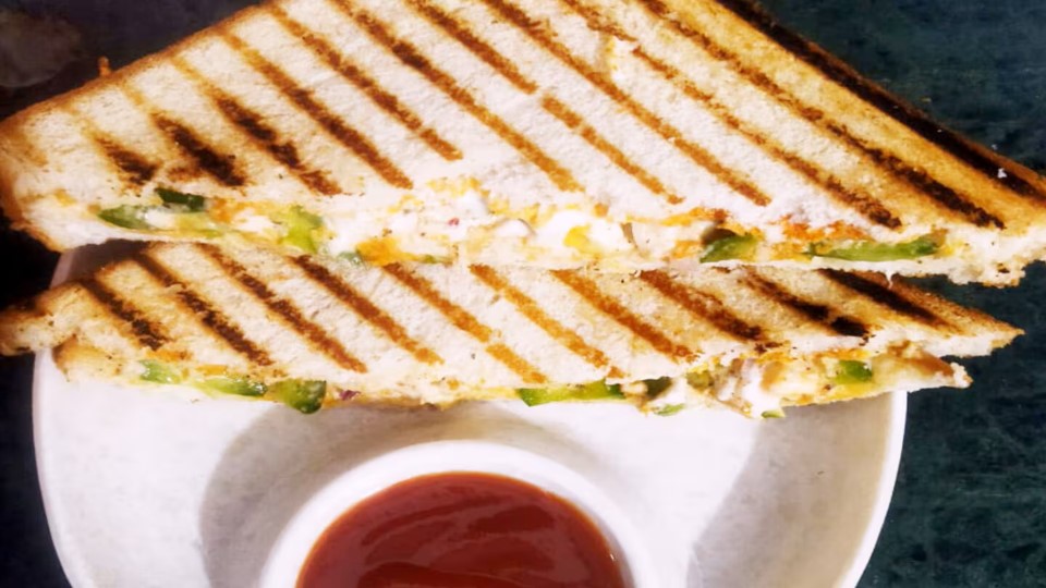 Grilled Cheese Corn Sandwich Rasoi Meal