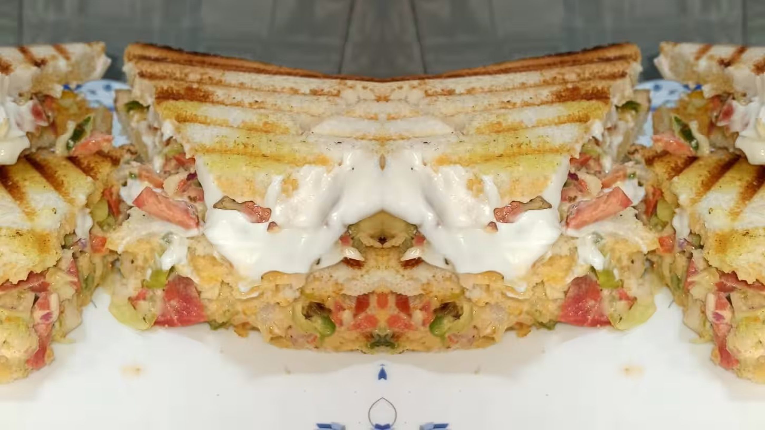 Grilled Cheese Veggies Sandwich Rasoi Meal